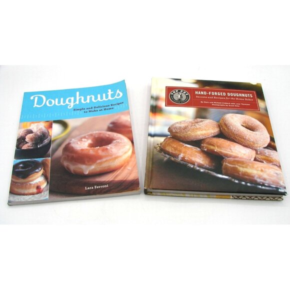 Set 2 Secrets & Recipe Books Doughnuts and Hand-Forged Doughnuts Home Baker Book - Picture 1 of 8